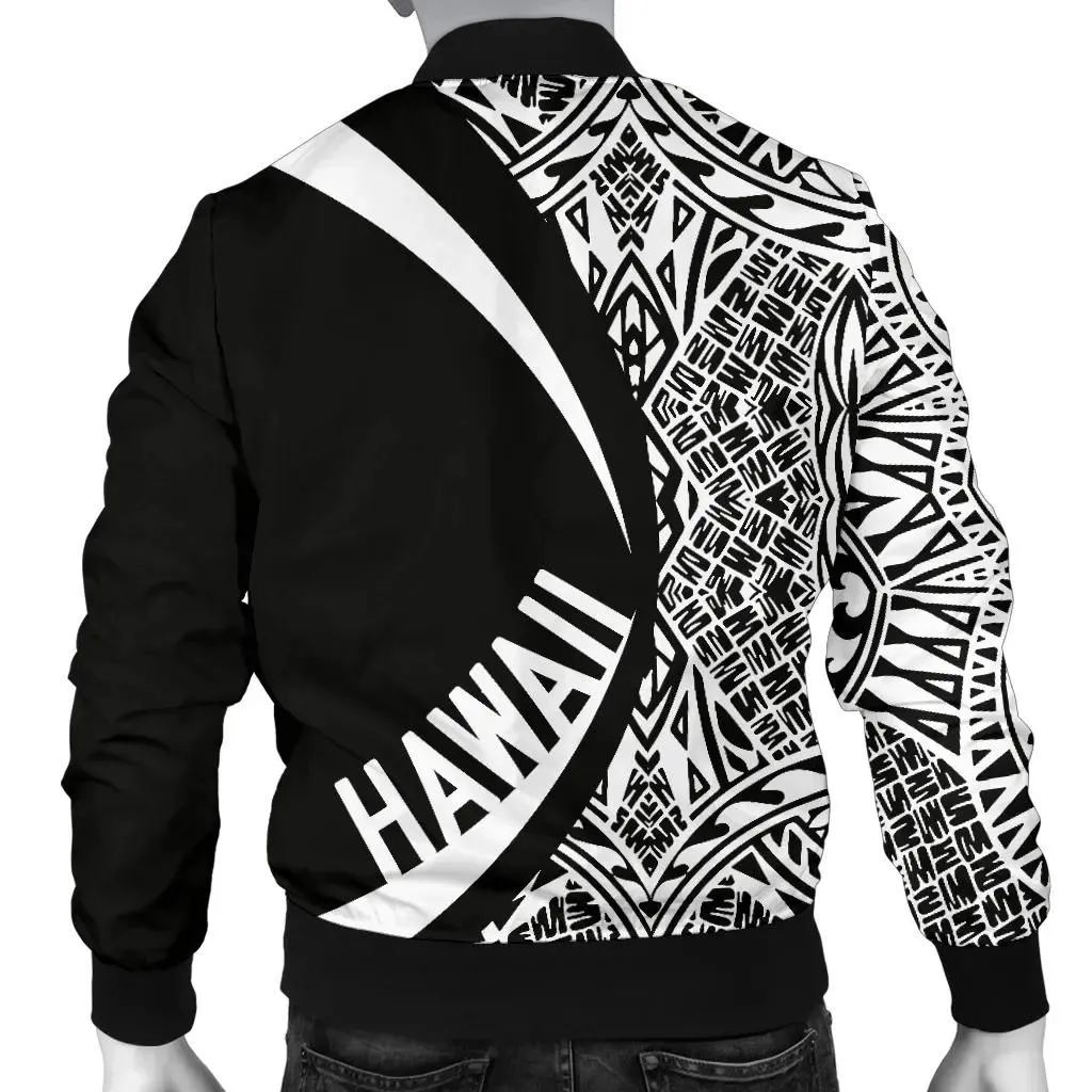FamilyGater Jacket - Hawaii Coat Of Arm Polynesian Men's Bomber Jacket - Circle Style 01 - AH - J1