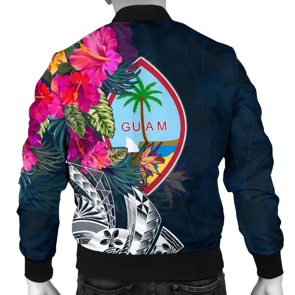 Guam Mens Bomber Jacket - Guam Summer Vibes
