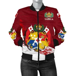 PuleAnga FakatuI O Tonga Special Womens Bomber Jacket