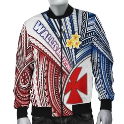 (Custom Personalised) Wallis and Futuna Mens Bomber Jacket Polynesian Style LT16