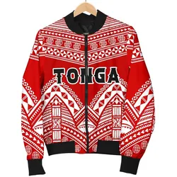 FamilyGater Jacket - Bomber Jacket Tonga Polynesian Tribal Pattern - BN12