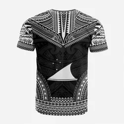Tokelau Custom Personalised T shirt - Tokelau Flag Polynesian Chief Tattoo Black Version