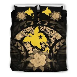 Papua New Guinea Gold Hibiscus Bedding Set A02 Dhc28111435Dd