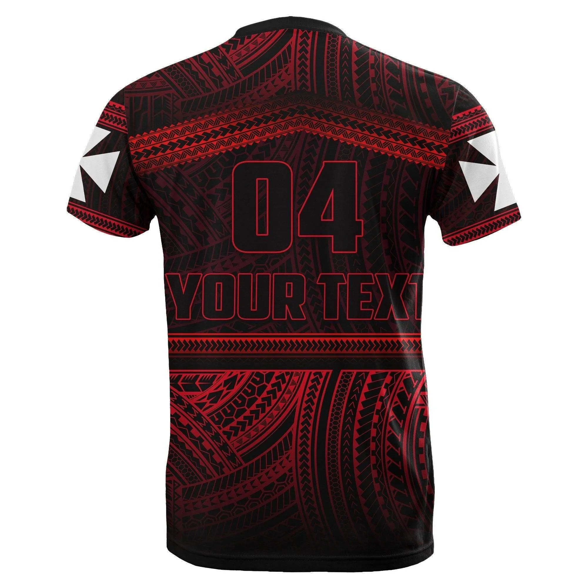 (Custom Personalised) Wallis And Futuna Rugby Polynesian Patterns T Shirt