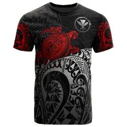 Hawaii Polynesian Kanaka Maoli Red Turtle Tattoo Unisex 3D T-Shirt All Over Print ONCKB