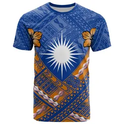 Marshall Islands Polynesian T shirts - Marshall Islands Flag Camisole Hibiscus Style