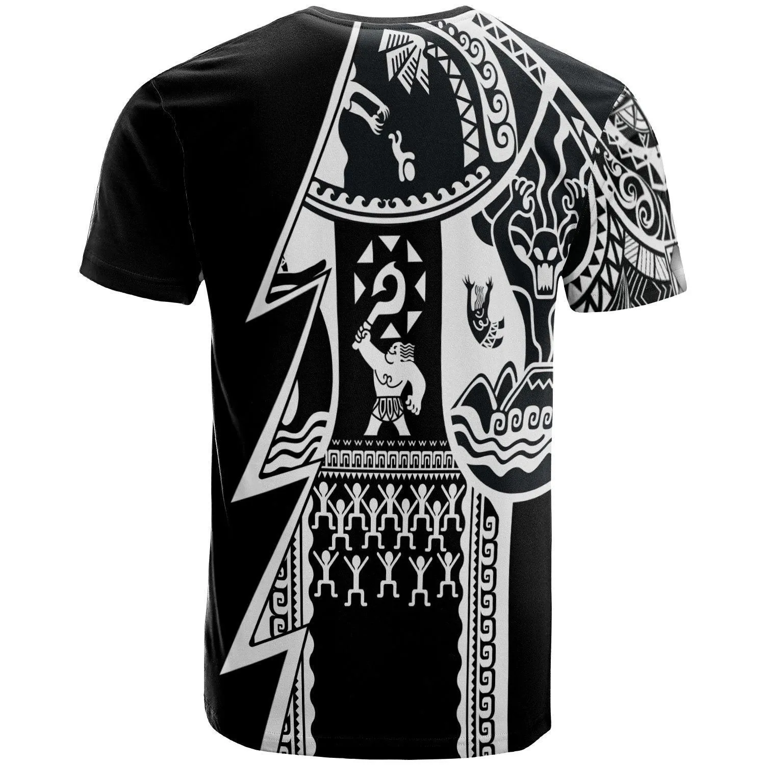 Samoa Premium T-Shirt - Samoa Coat Of Arms Polynesian Tattoo White New