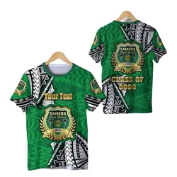 (Custom Personalised) Saineha Tonga T Shirt Polynesian Style - Class of - LT16