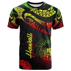 Hawaii Polynesian T Shirt - Poly Tattoo Reggae Version