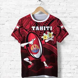 Tahiti Rugby T shirt Dab Trend Creative