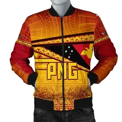 Alohawaii Jacket - Personalize Papua New Guinea Bomber Jacket Flag Tapa Pattern Stronic Style J10
