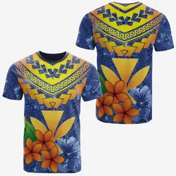 Hawaii Kanaka Plumeria T-Shirt - Ken Style - AH