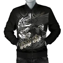Samoa Polynesian Custom Personalised Mens Bomber Jacket - Samoa Eagle
