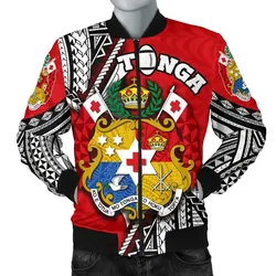(Custom Personalised) Tonga Rugby Men Bomber Jacket Polynesian Style Pinwheel - Custom Text and Number