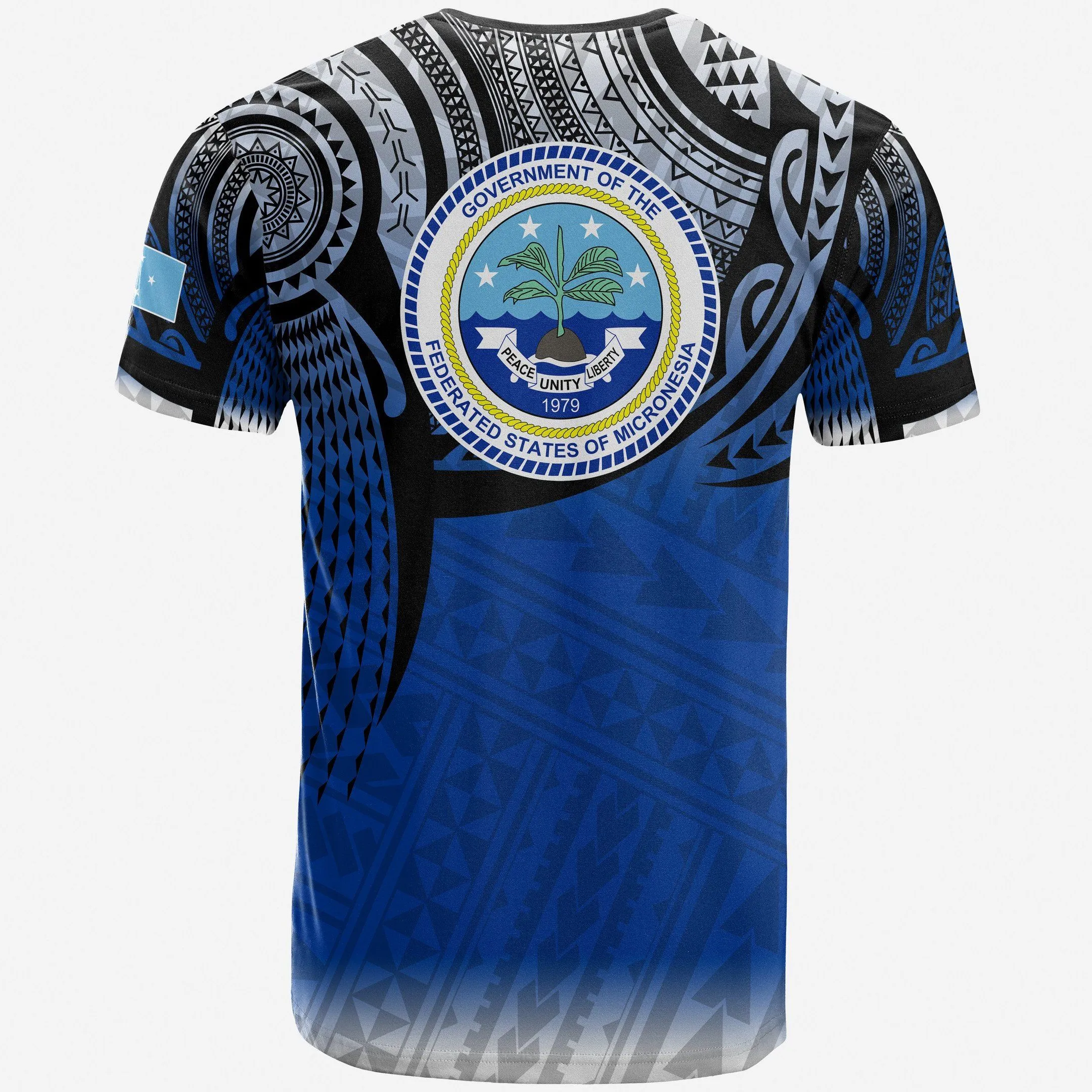 Federated States of Micronesia T-Shirt - Tattoo Pattern - BN12