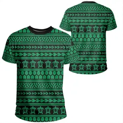 Polynesian Tattoo Tribal Green T Shirt Ah Jr Hawaiian Shorts Beach Short Sleeve