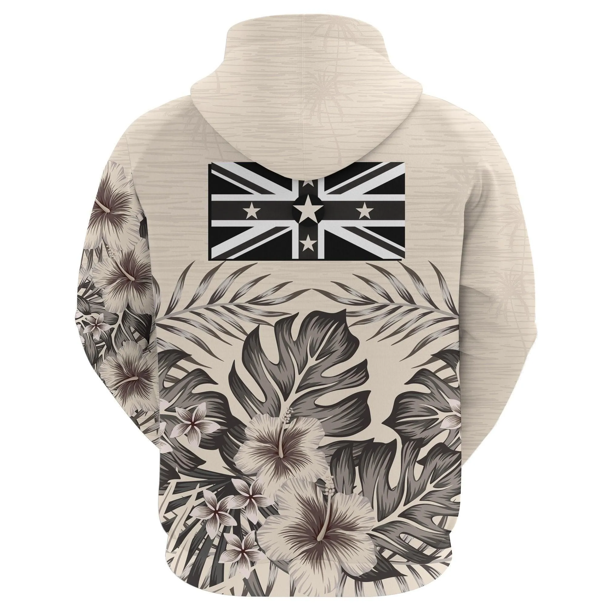 Niue Hoodie The Beige Hibiscus No