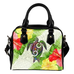 Polynesian Hawaii Shoulder Handbag Turtle Colorful