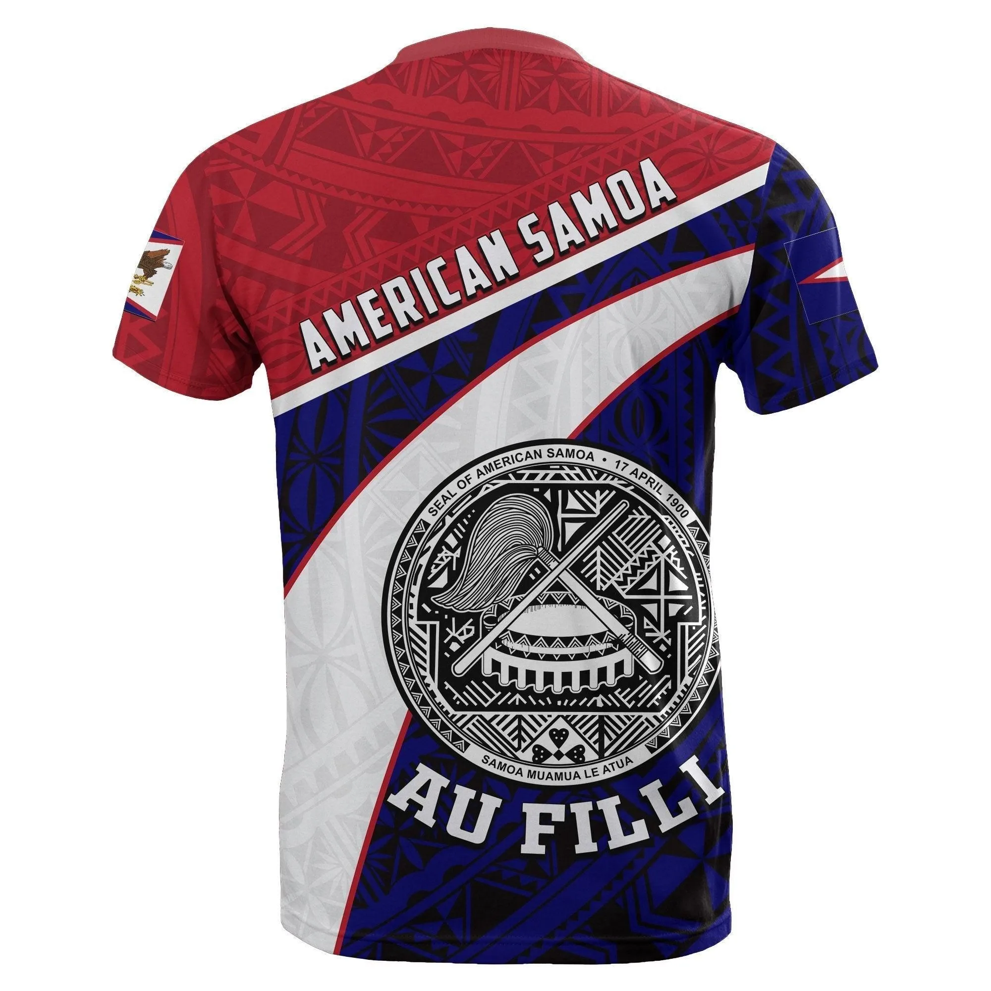 American Samoa T shirt Au Filli Football Style