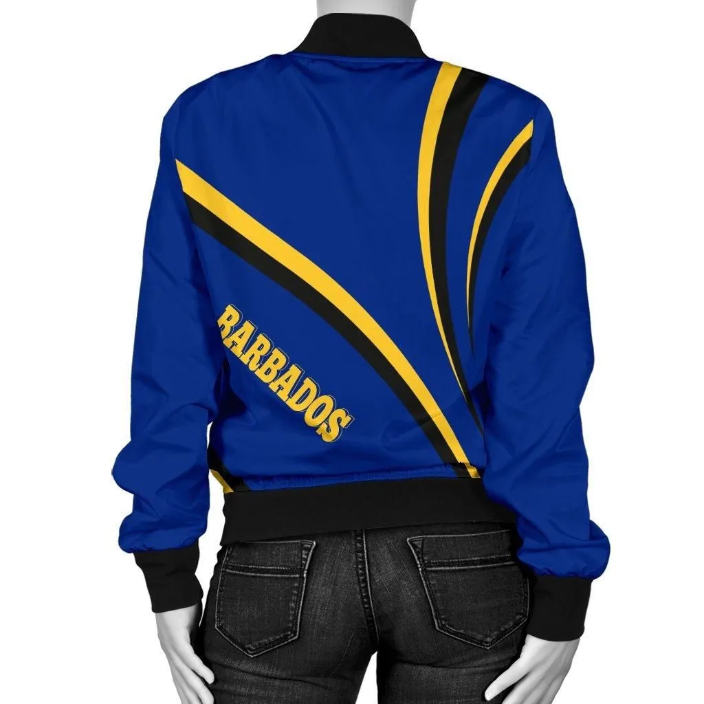 Barbados Womens Bomber Jacket - Proud To Be Barbadian