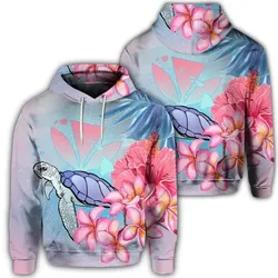 Alohawaii Hoodie - Hawaiian Map Kanaka Turtle Galaxy Night Plumeria Hibiscus Hoodie - AH - J5R