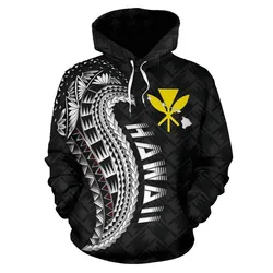 Kanaka Maoli (Hawaiian) Hoodie, Hawaii Tattoo Polynesian Wings Style