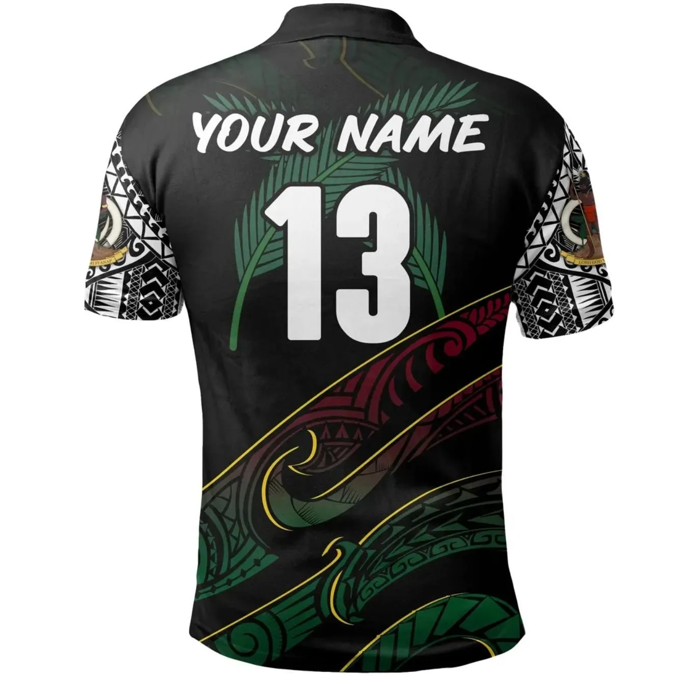 Vibe Hoodie (Custom) Vanuatu Rugby Polo Shirt Tuskers - RLT20