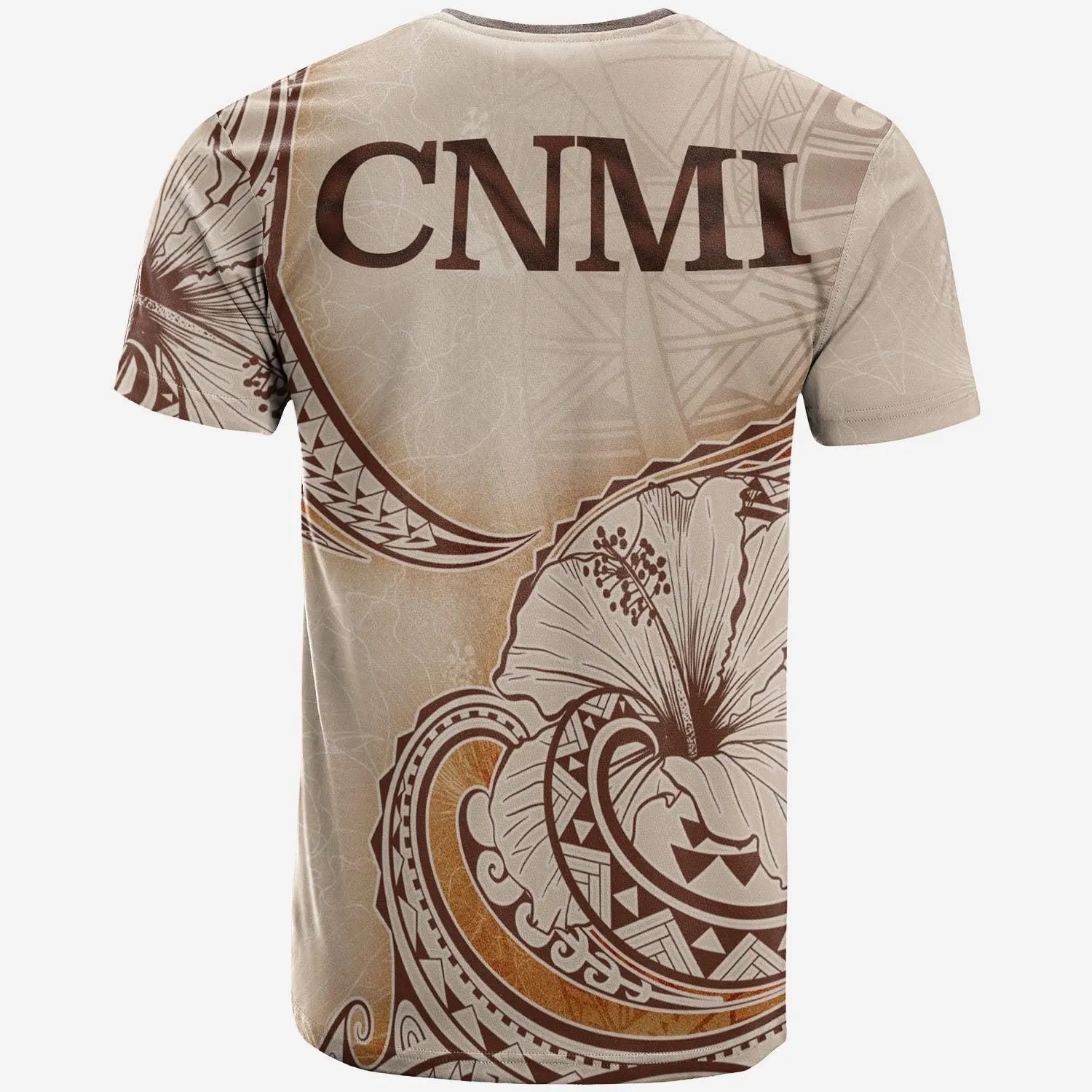 Northern Mariana Islands T shirt - Hibiscus Flowers Vintage Style