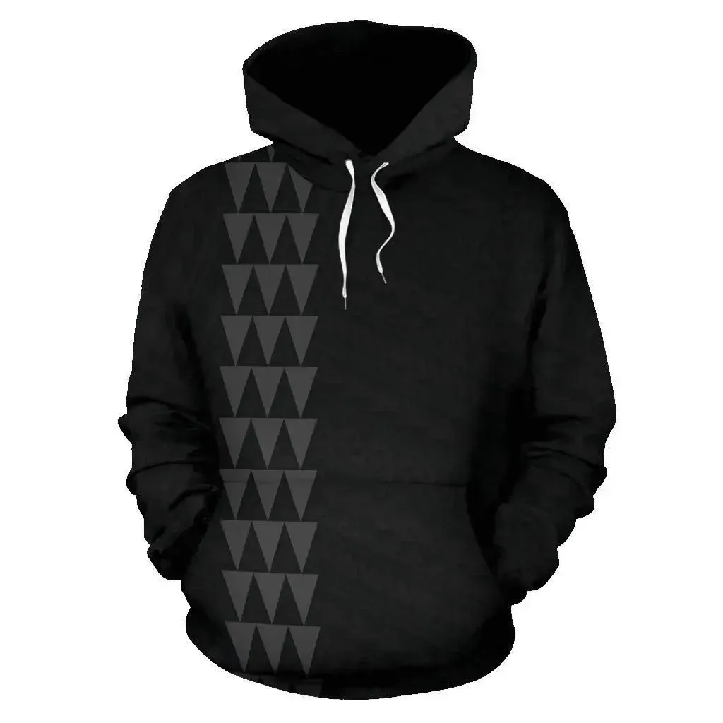 Alohawaii Hoodie - Polynesian Kakau Anchor Hibiscus Hawaii Personalized Hoodie - Grey - AH - J6