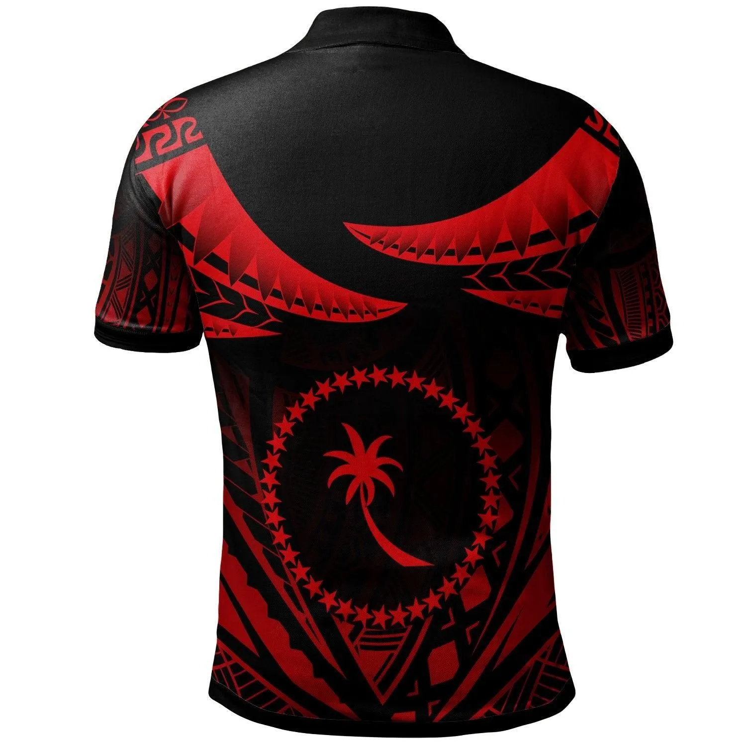 Chuuk Polo Shirt - Polynesian Tribal Tattoo