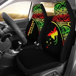 Papua New Guinea Polynesian Car Seat Covers - Reggae Curve - BN11
