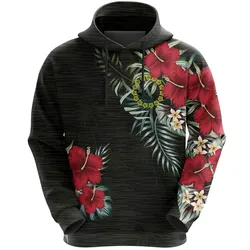 Cook Islands Hibiscus Hoodie