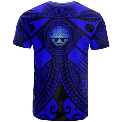FSM T-Shirts - Blue Seal with Polynesian Tattoo