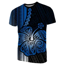 (Custom Personalised)Polynesian Hibiscus T Shirt Hawaiian Style No.5 LT6