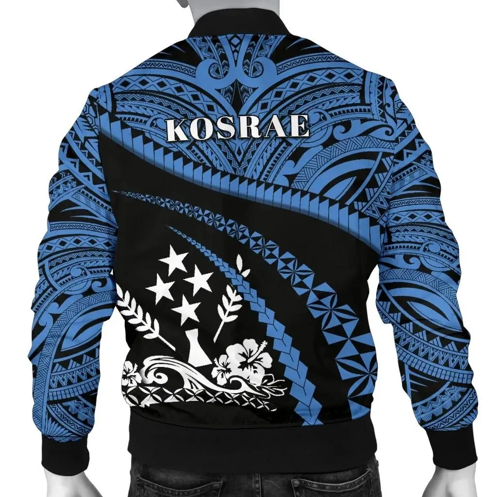 Kosrae Men Bomber Jacket - Road to Hometown K8