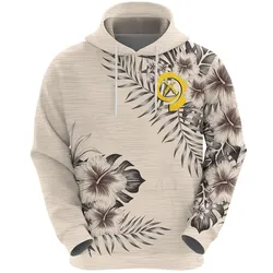 Vanuatu Hoodie The Beige Hibiscus