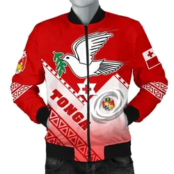 Tonga Rugby Men Bomber Jacket Polynesian Style