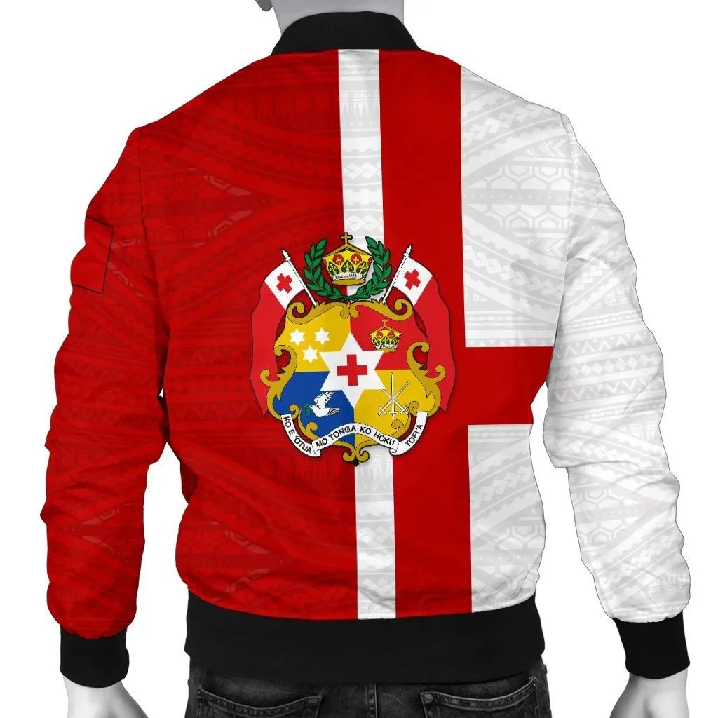 Tonga Rugby Men Bomber Jacket Mate Maa