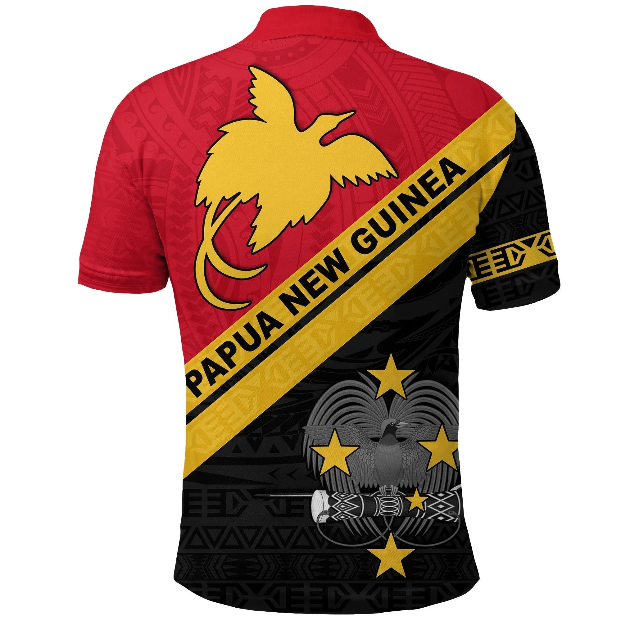 Papua New Guinea Rugby Polo Shirt The Kumuls PNG LT13