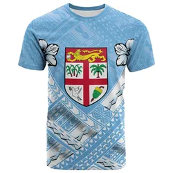 Alohawaii T-Shirt - Tee Fiji Polynesian - Fiji Flag Camisole Hibiscus Style - BN18
