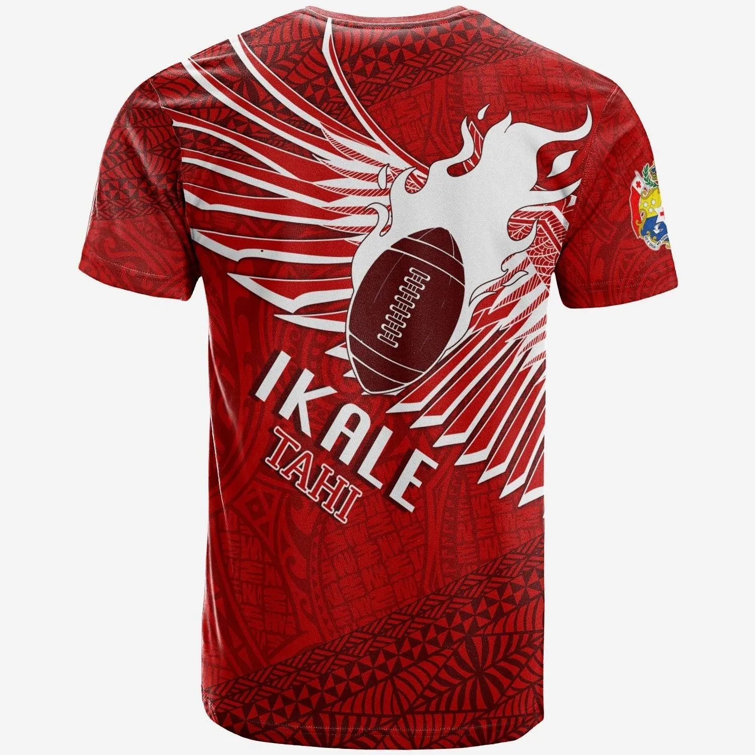 (Custom Personalize) Tonga Rugby T Shirt Ikale Tahi Soaring Wings LT7