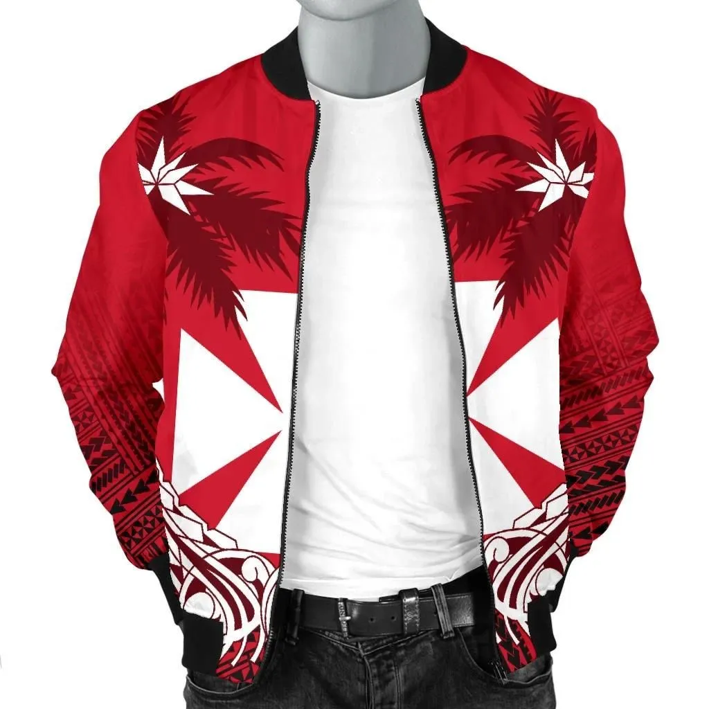 Alohawaii Jacket - Bomber Jacket Wallis and Futuna Polynesian Coconut A02