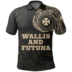 Alohawaii Shirt - Polo Shirt Wallis and Futuna in My Heart Tattoo A7