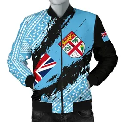 Fiji Tapa Mens Bomber Jacket - Nora Style