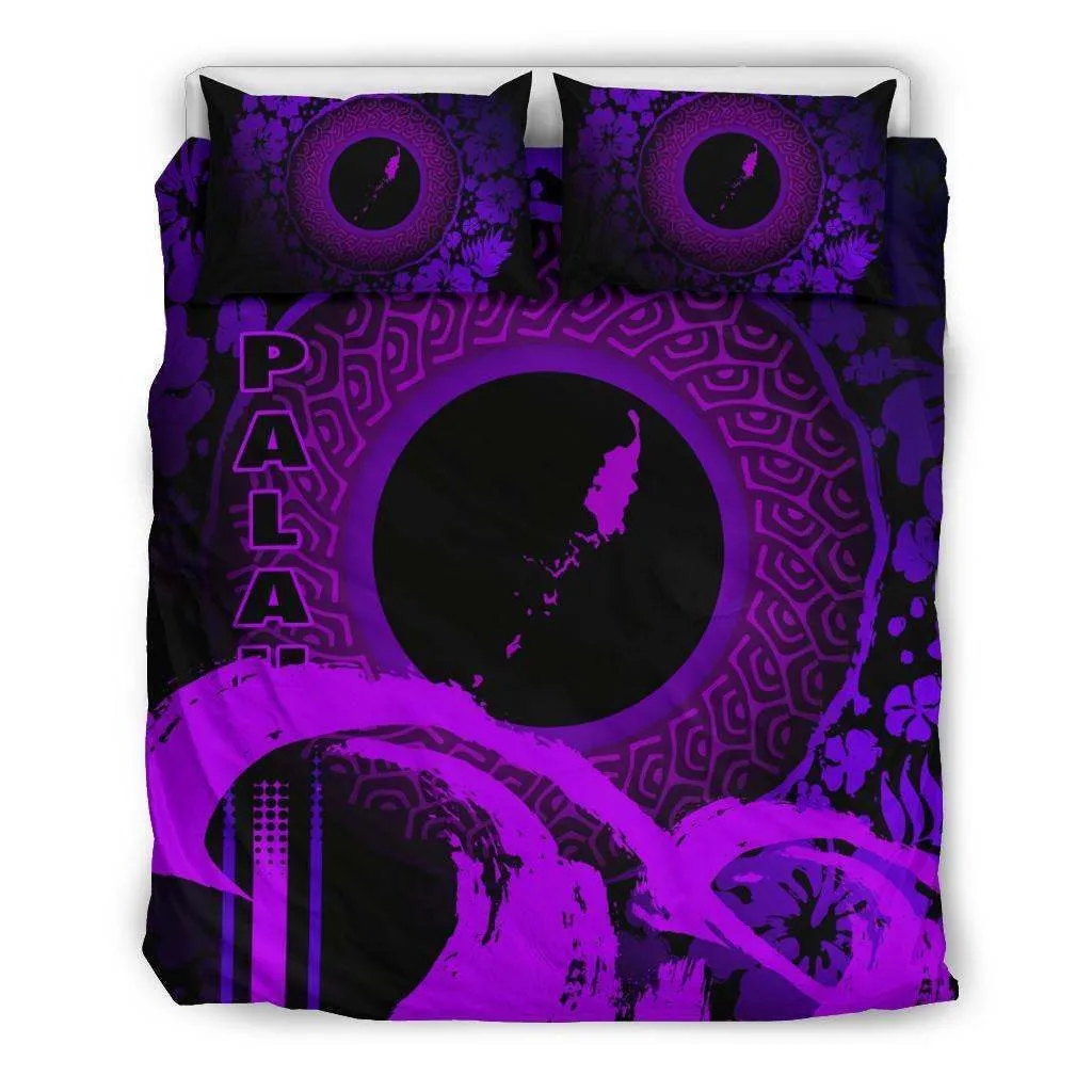 Palau Bedding Set Hibiscus And Wave Purple K6 Dhc28111137Dd