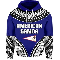 Polynesian Pride Hoodie - American Samoa Tattoo Chief Hoodie LT10