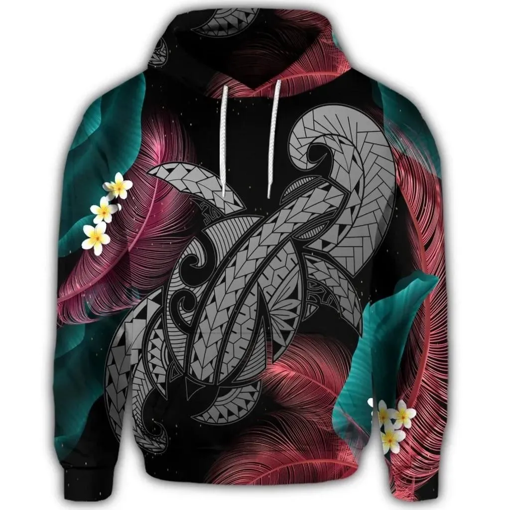 Alohawaii Hoodie - Hawaiian Turtle Polynesian Tropical Hoodie - Ghia Style Gray - AH - J4R