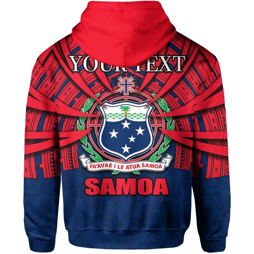 (Custom Personalised)Fast Samoa Hoodie Samoa Tattoo Style LT6