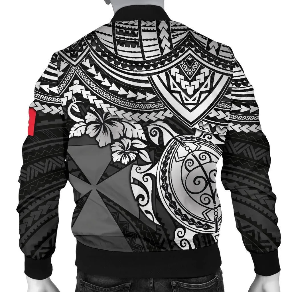 FamilyGater Jacket - Bomber Jacket Wallis and Futuna Polynesian - White Turtle - BN1518