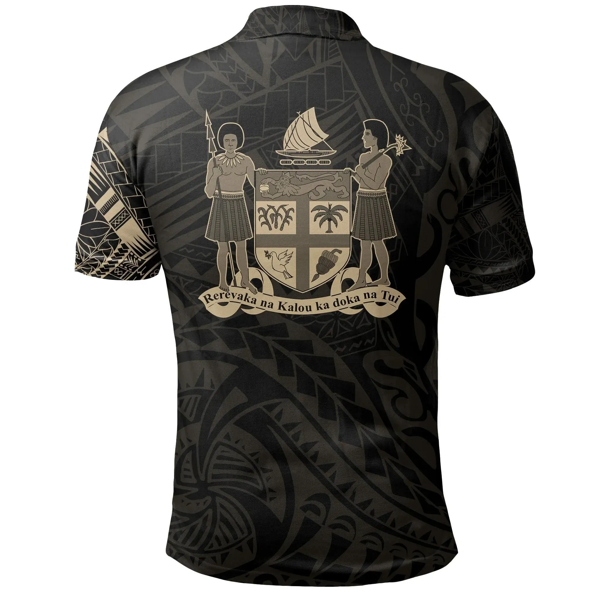 Alohawaii Shirt - Polo Shirt Fiji In My Heart Tattoo A7